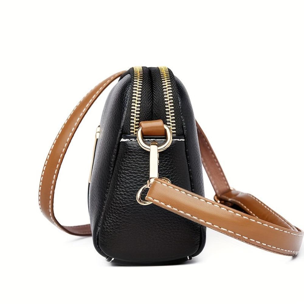 Borsa a tracolla Mila Litchi in rilievo