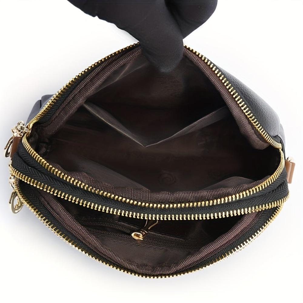 Borsa a tracolla Mila Litchi in rilievo