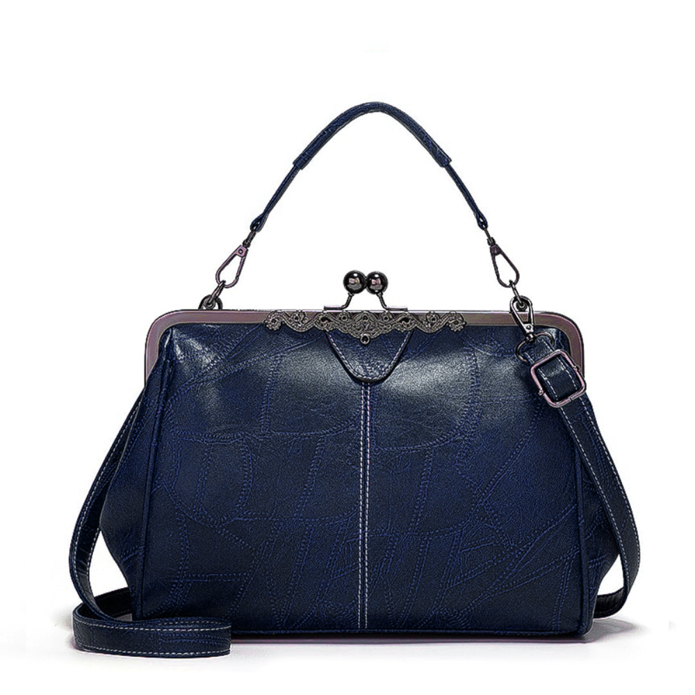 Borsa vintage con chiusura a bacio