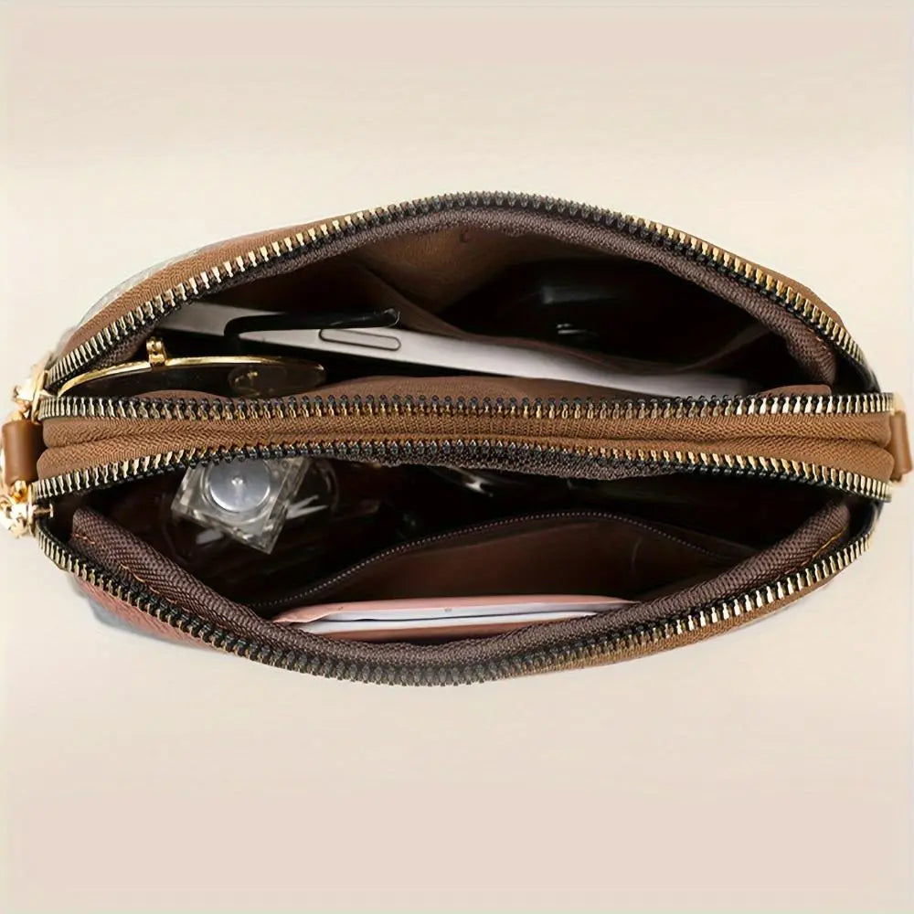 Mini borsa a tracolla Luna Patchwork