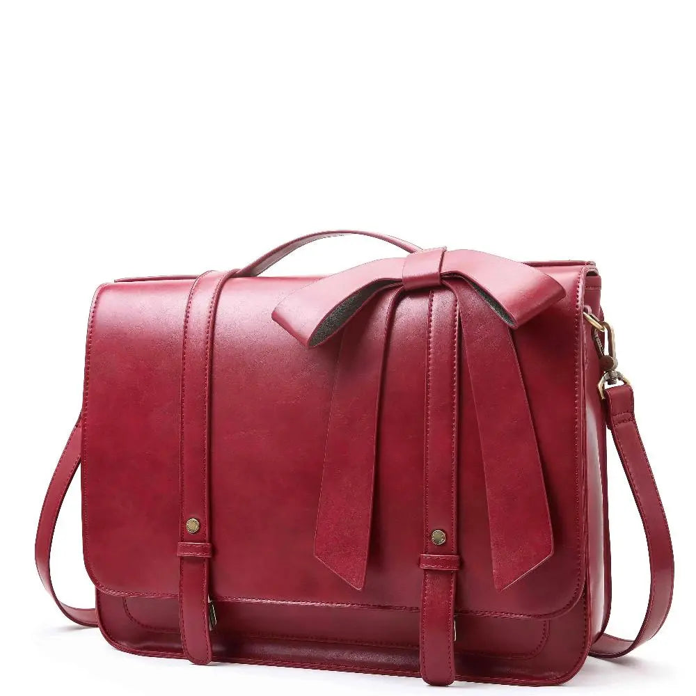 Borsa a tracolla vintage con fiocco