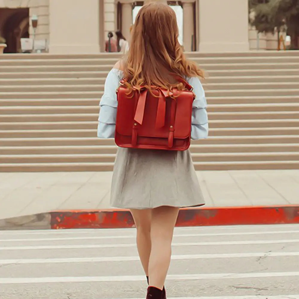 Borsa a tracolla vintage con fiocco