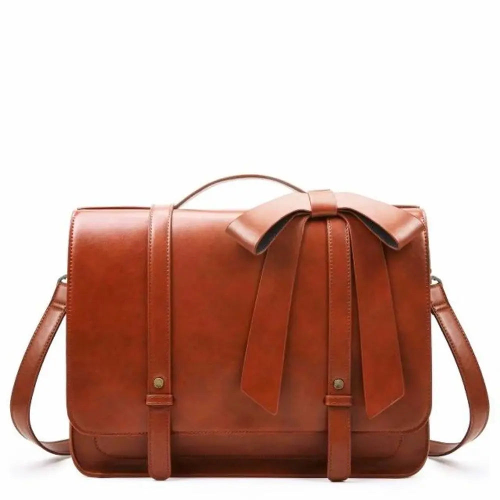 Borsa a tracolla vintage con fiocco