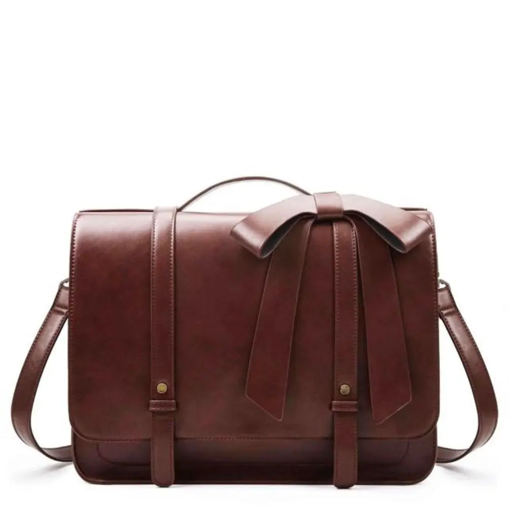 Borsa a tracolla vintage con fiocco
