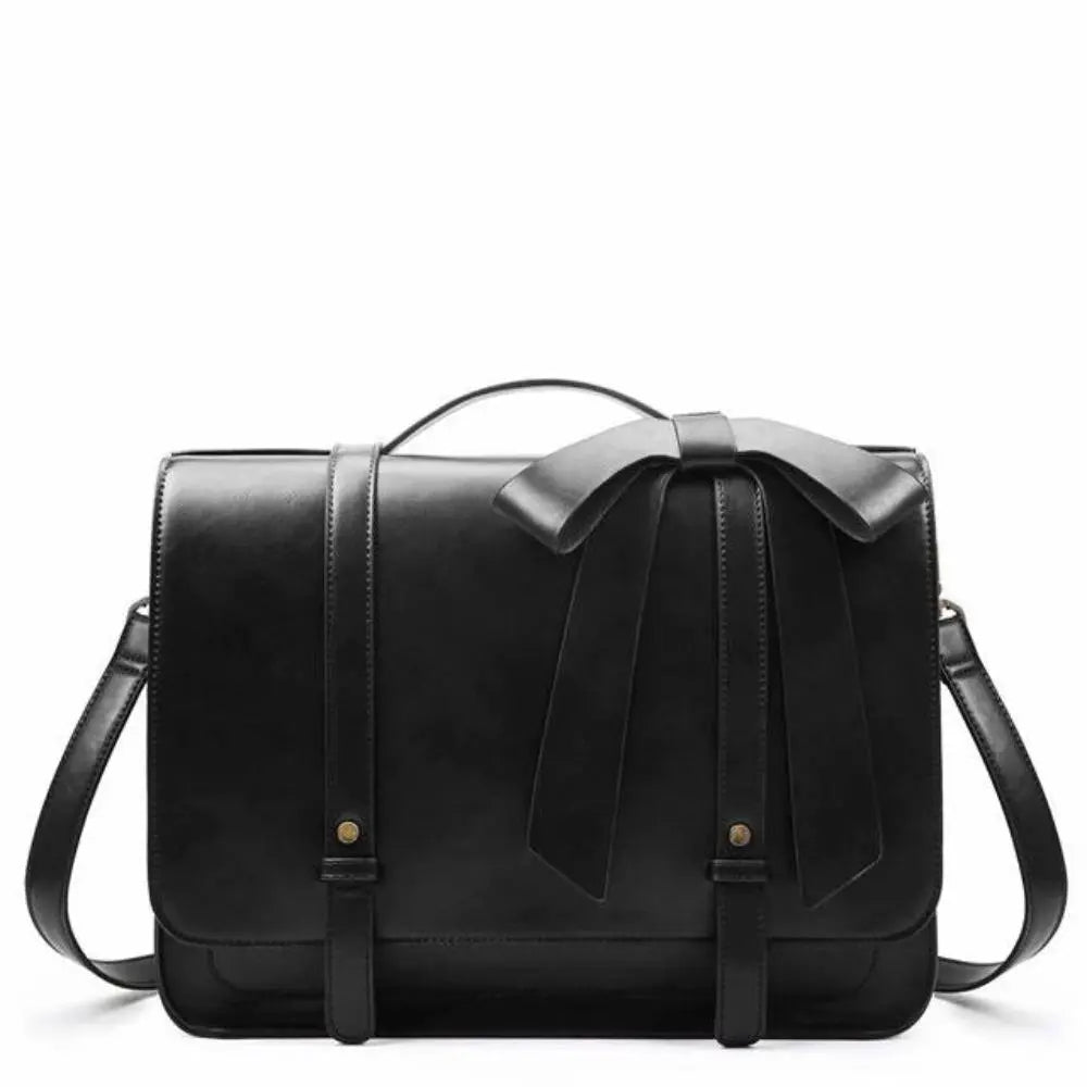 Borsa a tracolla vintage con fiocco