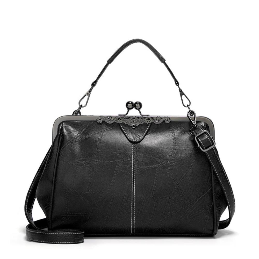 Borsa vintage con chiusura a bacio