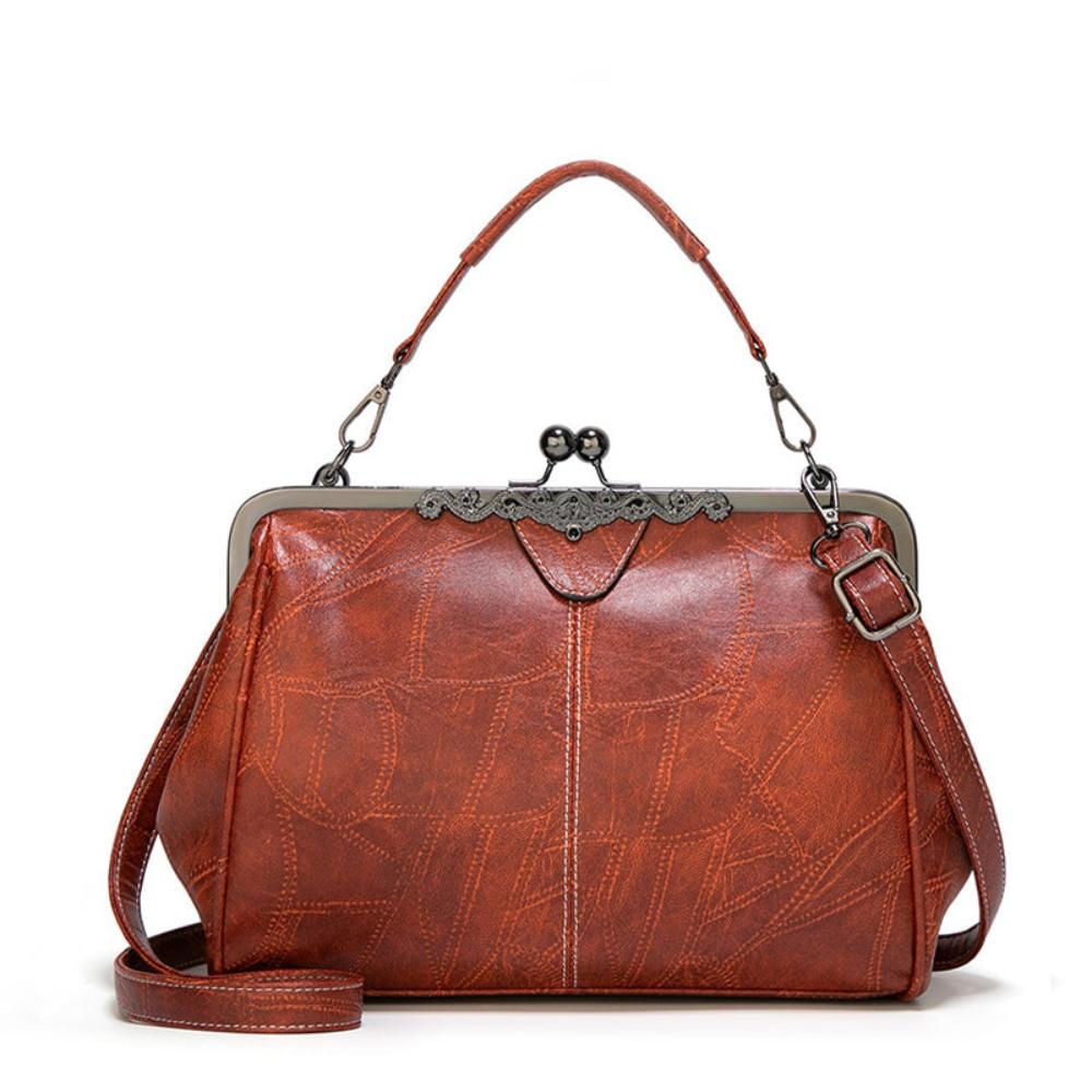 Borsa vintage con chiusura a bacio