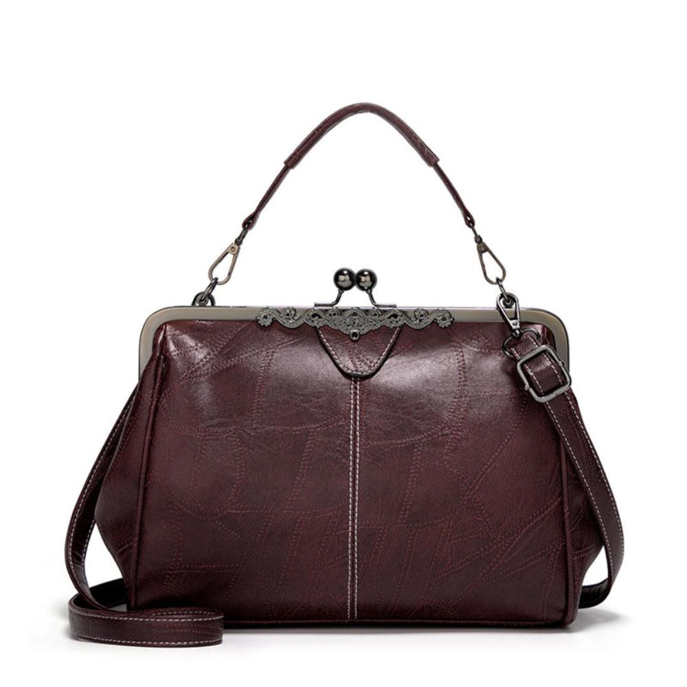 Borsa vintage con chiusura a bacio