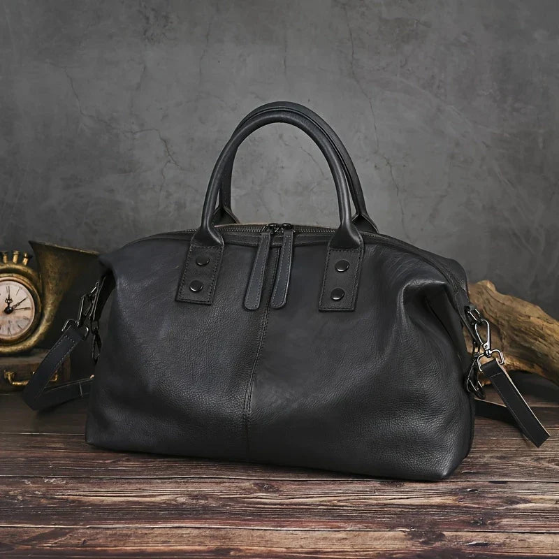 Borsa vintage in vera pelle per donna