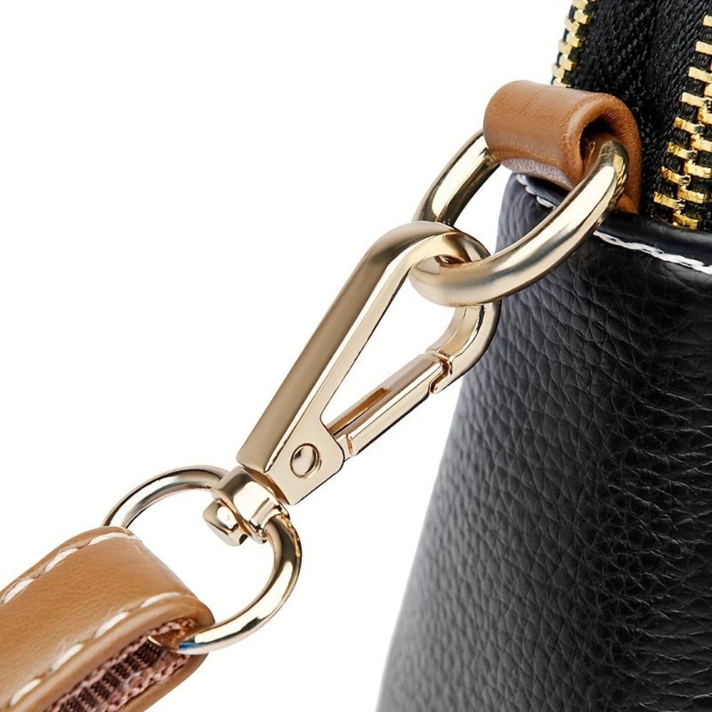 Borsa a tracolla Mila Litchi in rilievo