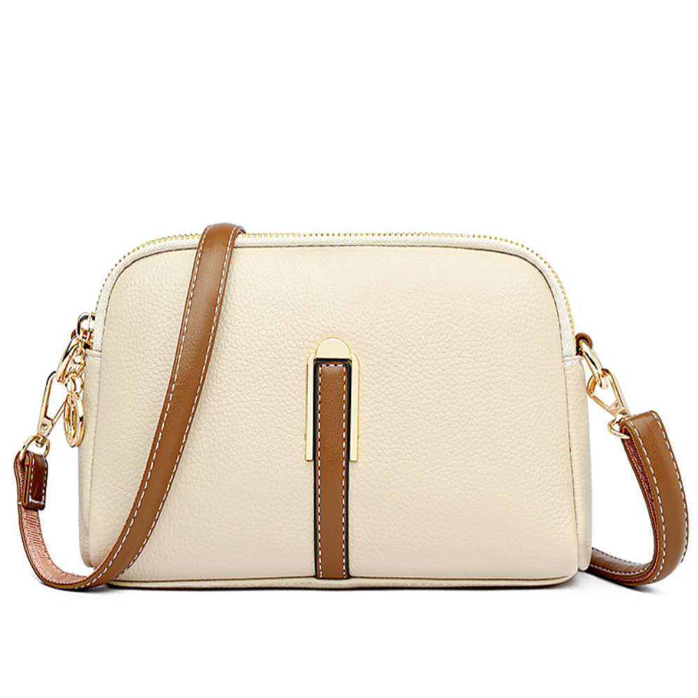 Borsa a tracolla Mila Litchi in rilievo
