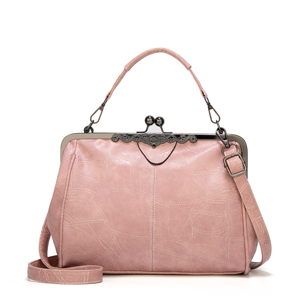 Borsa vintage con chiusura a bacio