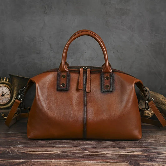 Borsa vintage in vera pelle per donna