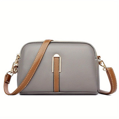 Borsa a tracolla Mila Litchi in rilievo