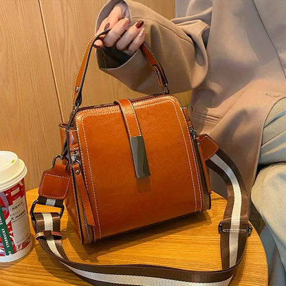 Borsa a tracolla retrò con tracolla regolabile