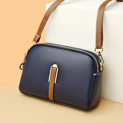 Borsa a tracolla Mila Litchi in rilievo