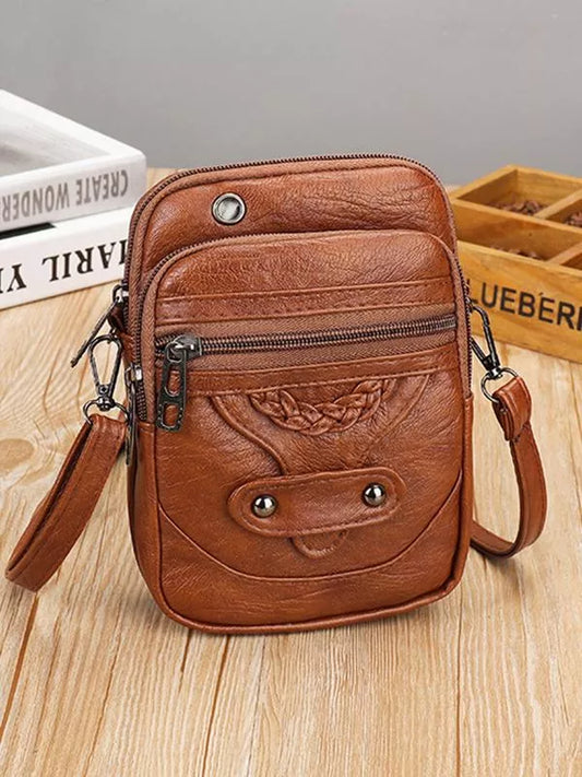 L'eleganza vintage di Vellana | Borsa a tracolla in pelle