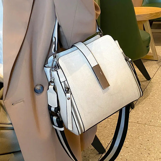 Borsa a tracolla retrò con tracolla regolabile