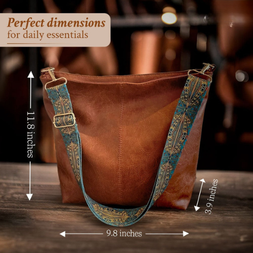 Chelsey's Vintage Charm | Borsa a tracolla in pelle 