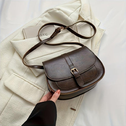 Borsa a tracolla Evelyn Classic Saddle