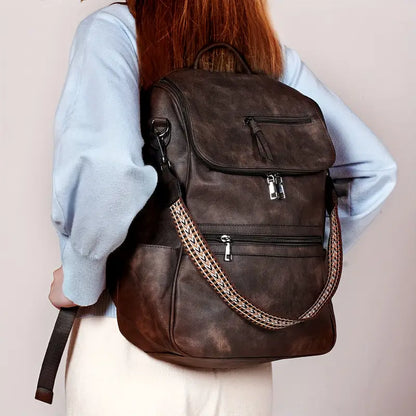 Zaino in pelle per donna