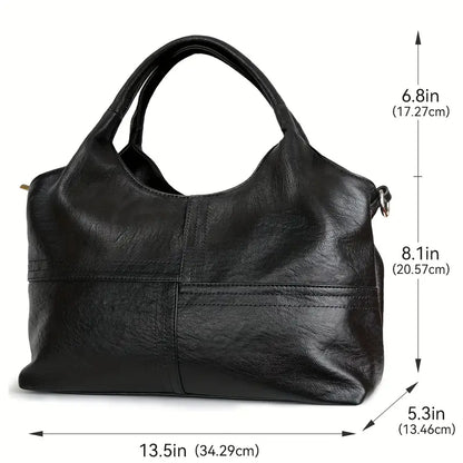 Elegante borsa a tracolla in pelle da donna