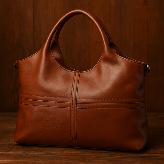 Elegante borsa a tracolla in pelle da donna