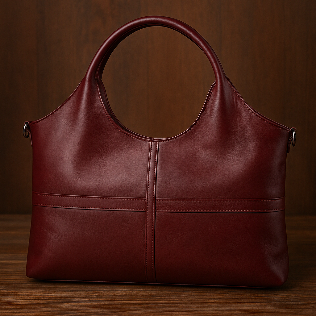 Elegante borsa a tracolla in pelle da donna