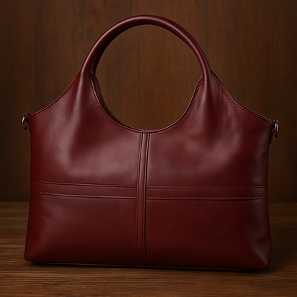 Elegante borsa a tracolla in pelle da donna