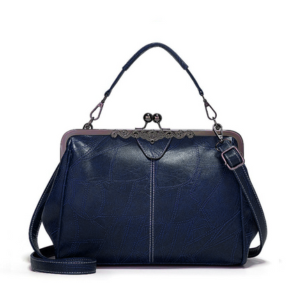 Borsa vintage con chiusura a bacio