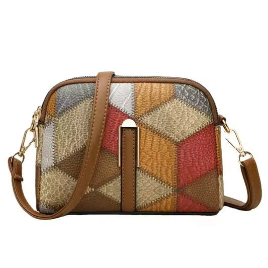 Mini borsa a tracolla Luna Patchwork