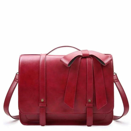 Borsa a tracolla vintage con fiocco