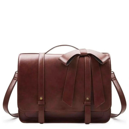 Borsa a tracolla vintage con fiocco