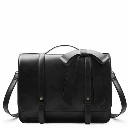 Borsa a tracolla vintage con fiocco