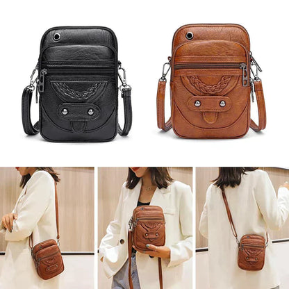 L'eleganza vintage di Vellana | Borsa a tracolla in pelle