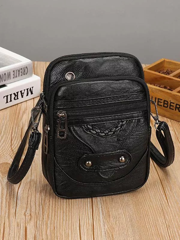 L'eleganza vintage di Vellana | Borsa a tracolla in pelle
