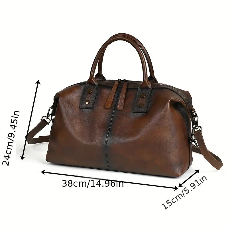 Borsa vintage in vera pelle per donna